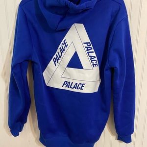 Palace blue hoodie